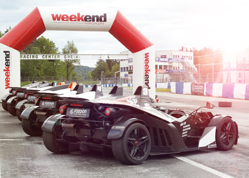 KTM X-Bow razoon Drift Race Rennstreckentraining