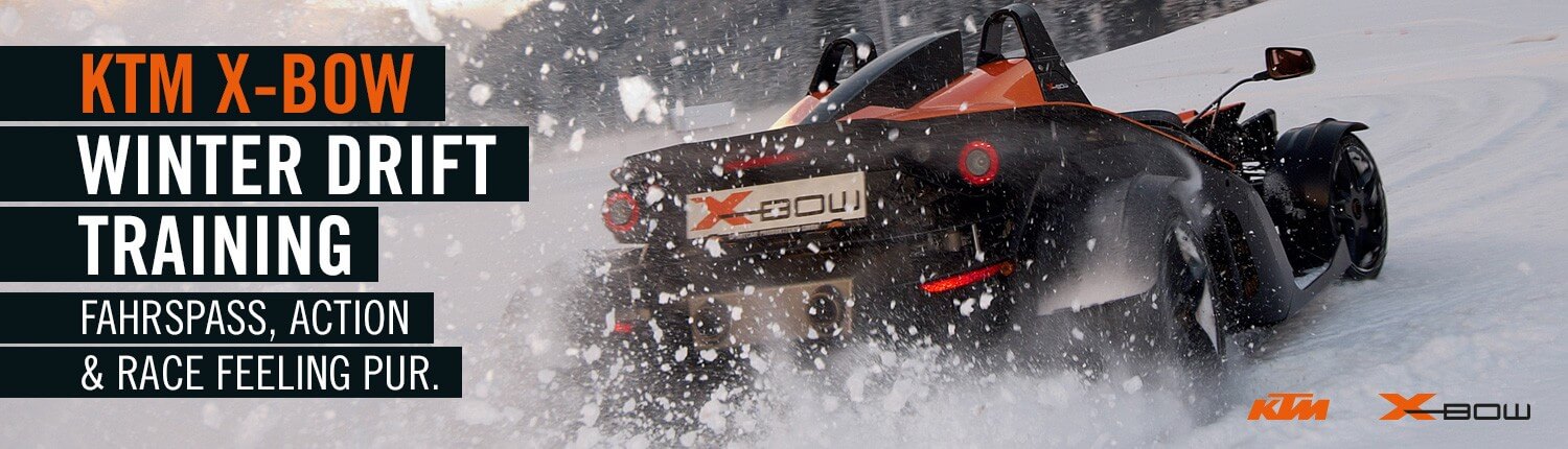 KTM X-BOW Winter Drift Training