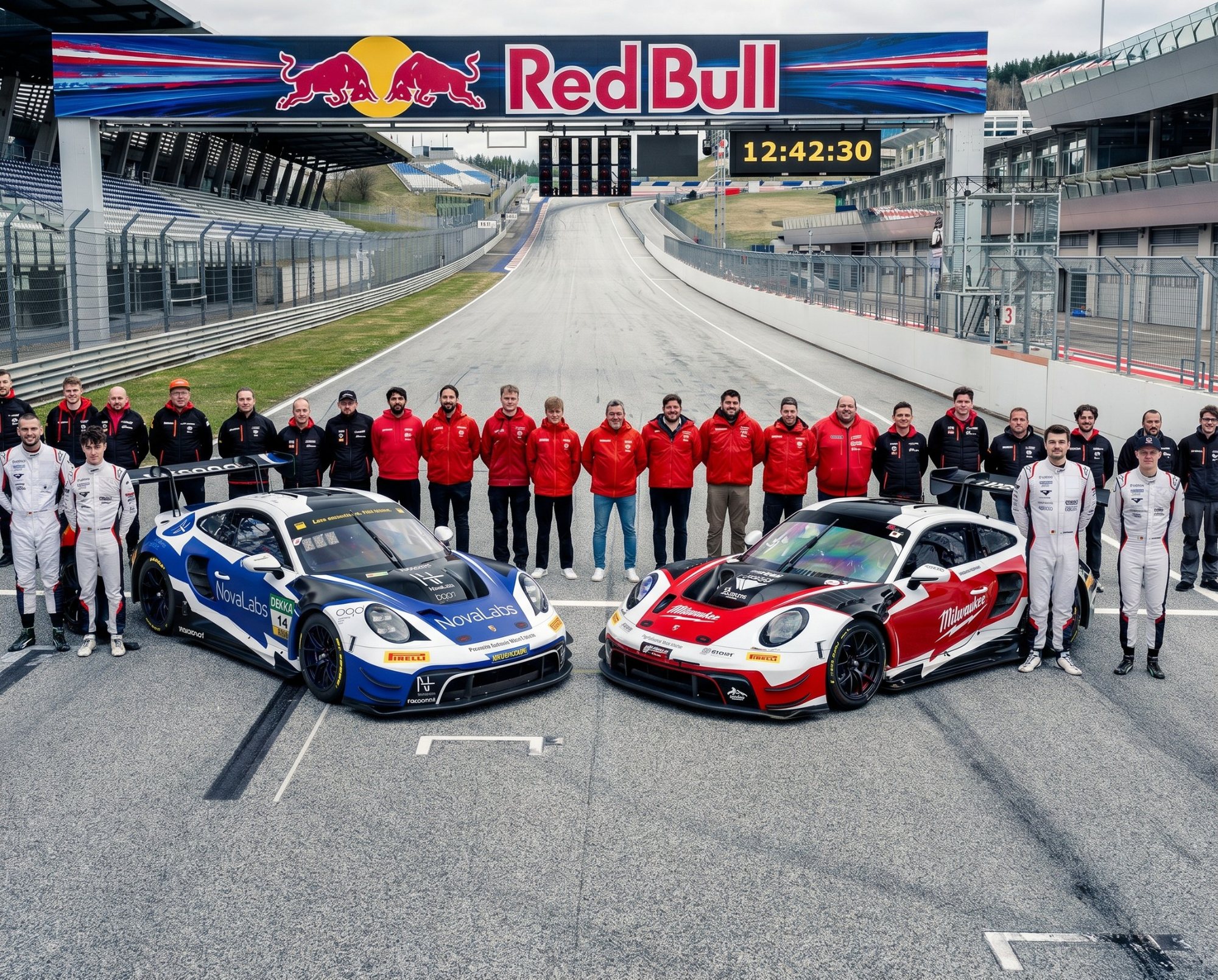 RAZOON Racing Team Gruppenfoto am Red Bull Ring