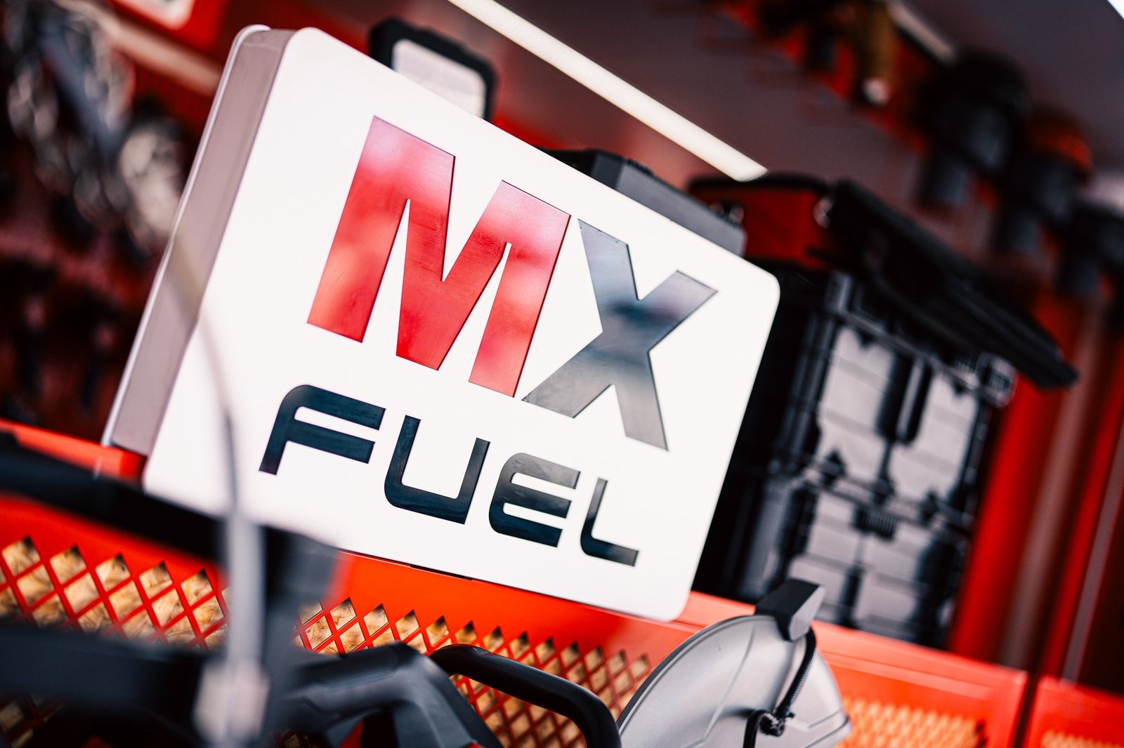 Detailaufnahme der MX Fuel Produktstation